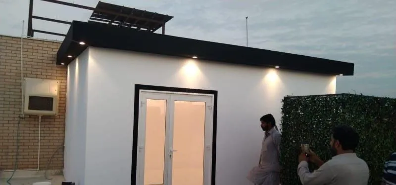 مقاول بناء ملاحق من الساندويتش بانل وأسمنت بورد بالسعوديه